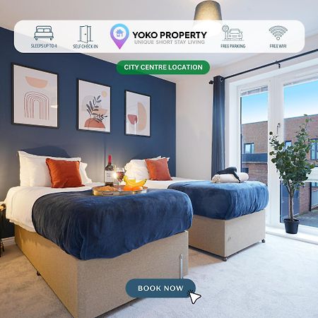 Luxury Campbell Park Apartments In Central Mk With Balcony, Free Parking & Smart Tv With Netflix By Yoko Property Milton Keynes Extérieur photo
